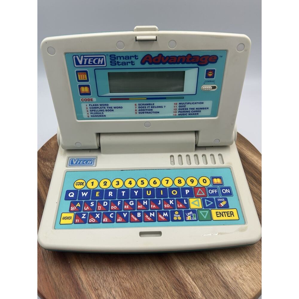 Vintage Vtech Smart Start Advantage Laptop Educational Learning Computer Works